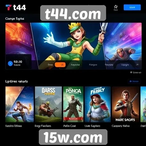 t44.com apresenta novos jogos em sua plataforma
